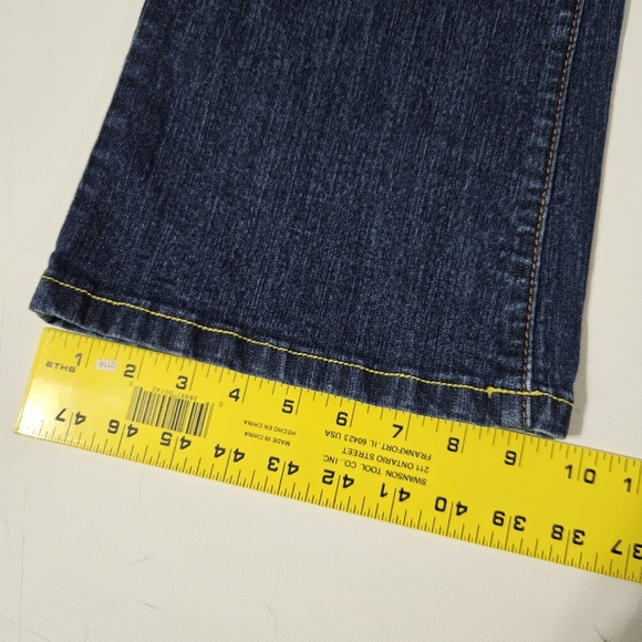 Southpole Sz 20 Vintage Women Blue Denim Embelleshed Boot Cut Jeans Y2K 90s - Picture 6 of 9